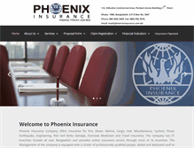 Tablet Screenshot of phoenixinsurance.com.bd